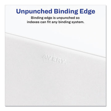 Avery® Preprinted Legal Exhibit Side Tab Index Dividers, Allstate Style, 25-tab, 126 To 150, 11 X 8.5, White, 1 Set, (1706) freeshipping - TVN Wholesale